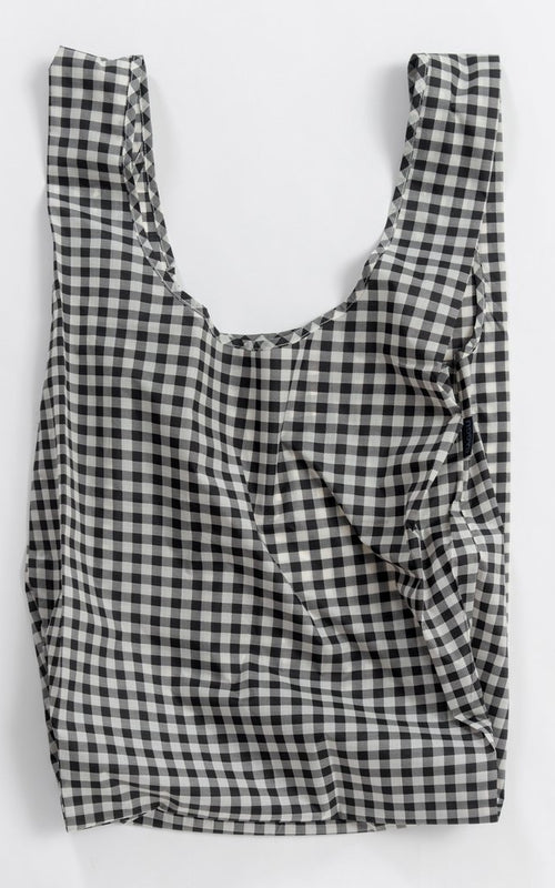 Black Gingham Baggu