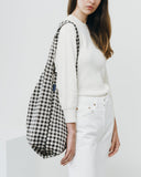 Black Gingham Baggu