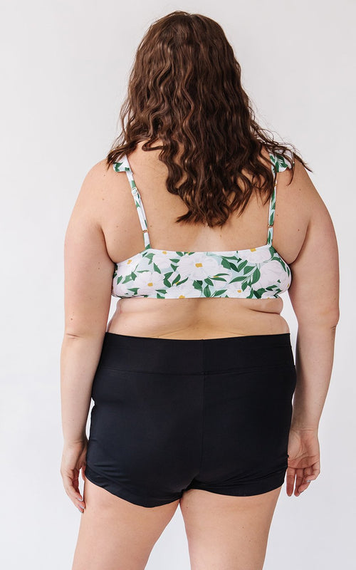 Black High-Waist Boy Short