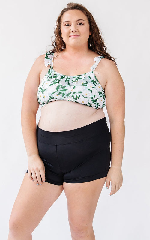 Black High-Waist Boy Short