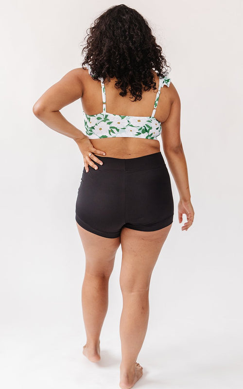 Black High-Waist Boy Short