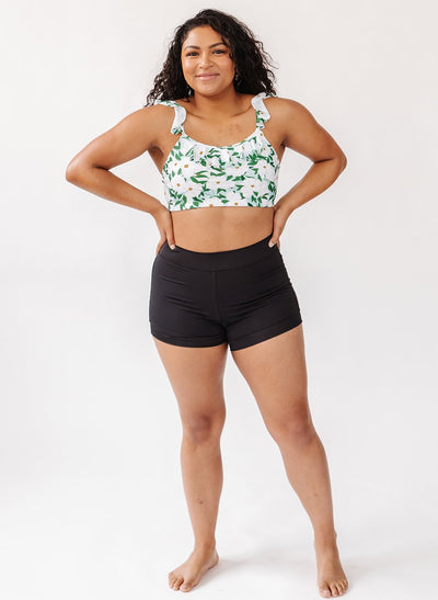 Black High-Waist Boy Short - XXS / Black