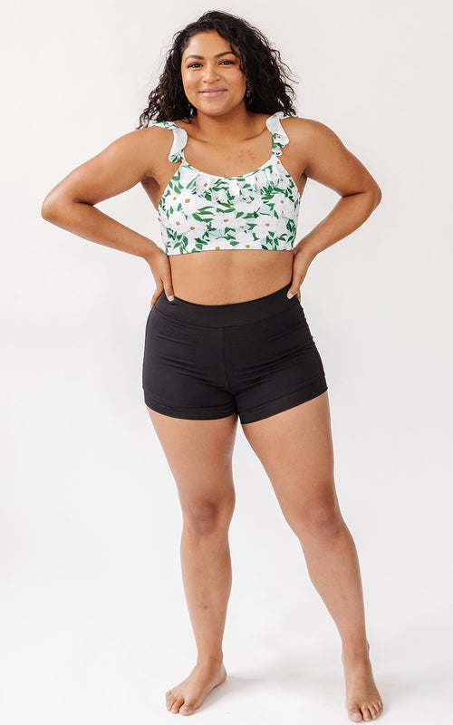 Black High-Waist Boy Short