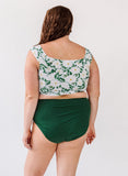 Blossoms Cap Sleeve Crop