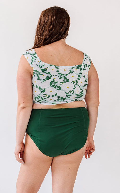 Blossoms Cap Sleeve Crop