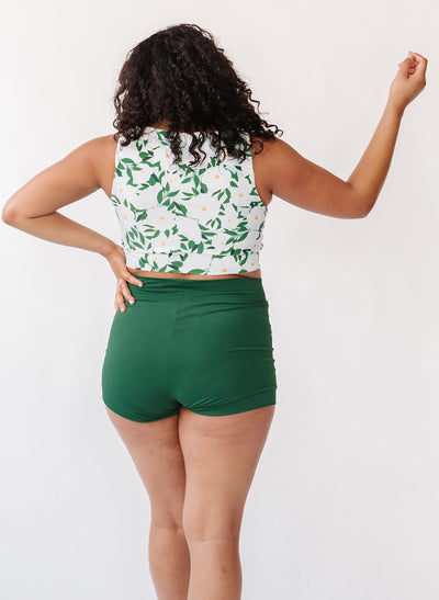 Blossoms Knotted Crop - XXS
