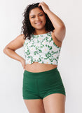 Blossoms Knotted Crop