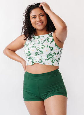 Blossoms Knotted Crop