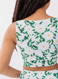 Blossoms Knotted Crop
