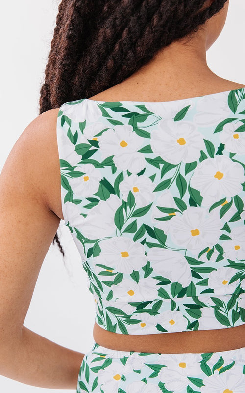 Blossoms Knotted Crop