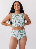 Blossoms Knotted Crop