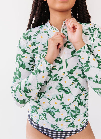 Blossoms Rash Guard - XXS