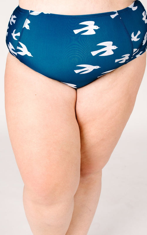 Birds High-Waist Bottom