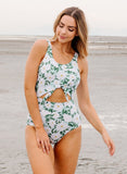 Blossoms Knotted One-Piece