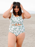 Blossoms Knotted One-Piece