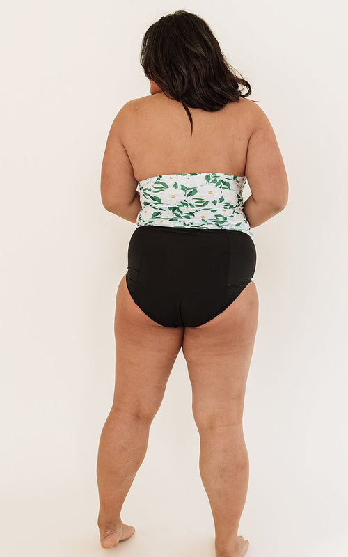 Blossoms Cinch-Neck Tankini