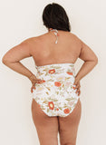 Chloe Cinch-Neck Tankini