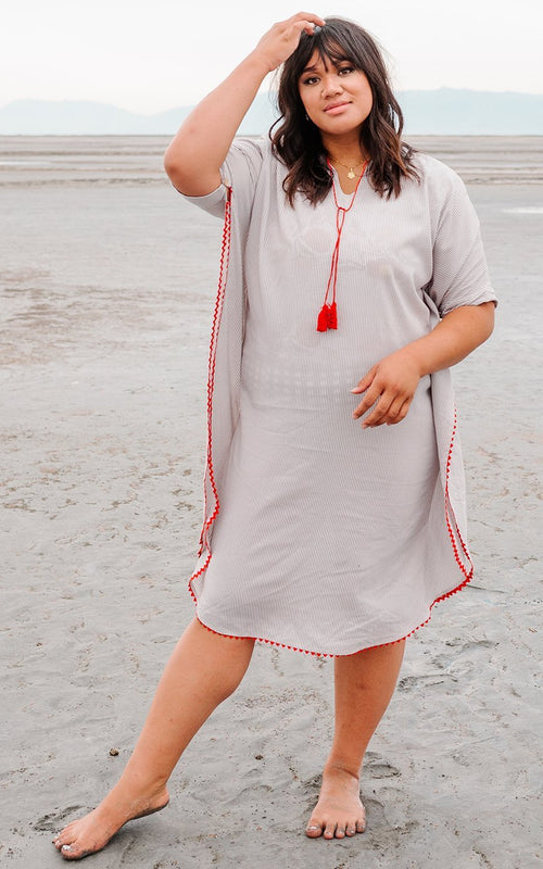Red Tassel Cover-Up