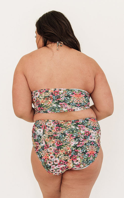 Crayon Floral Cinch Crop
