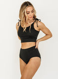 Black High-Waist Bottom