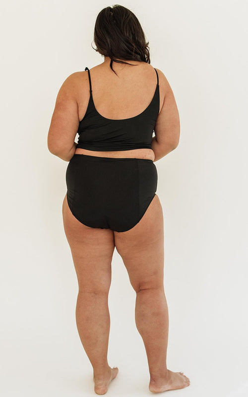 Black High-Waist Bottom