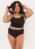 Black Ultra High-Waist Bottom