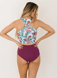 Desert Floral Racer-Back Crop
