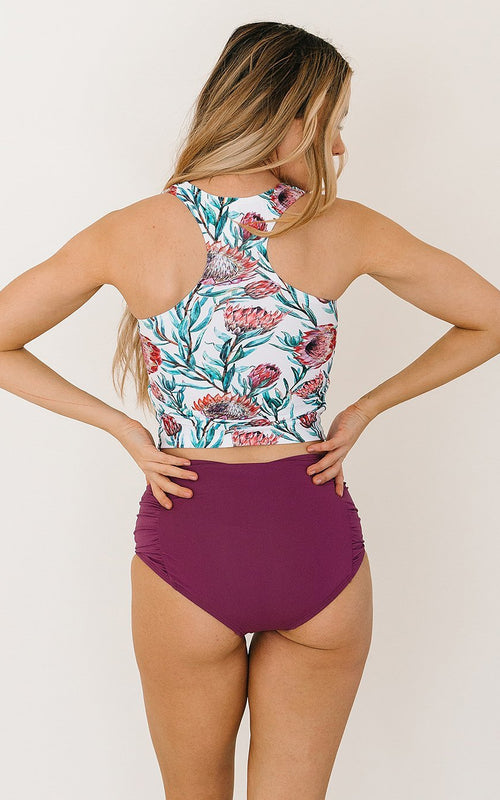 Desert Floral Racer-Back Crop