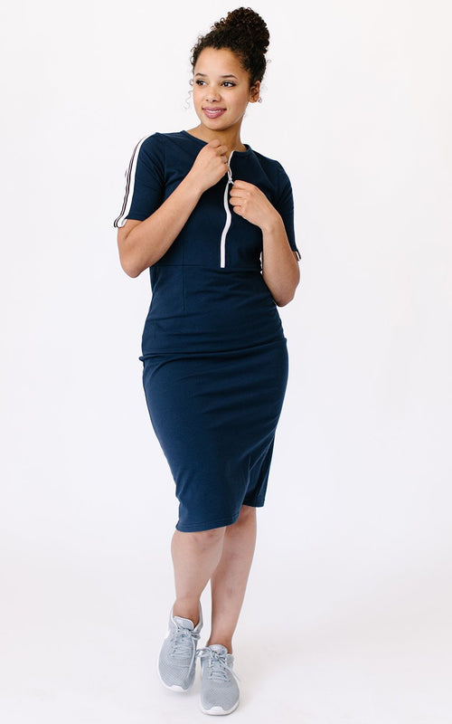Midi Zipper Dress
