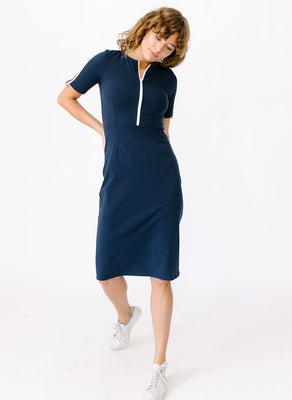 Midi Zipper Dress