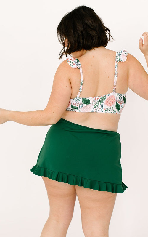 Forest Ruffle Skirt w/ Bottoms