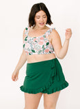 Forest Ruffle Skirt w/ Bottoms