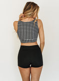 Black Seamless High-Waist Boy Short