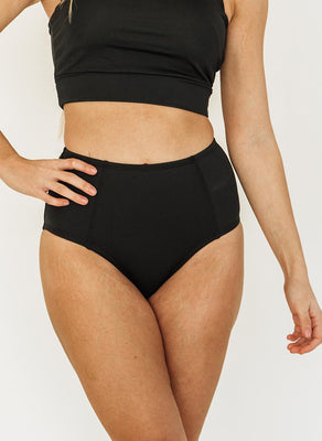 Black High-Waist Bottom