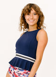 Midnight A-Back Peplum