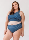 Nautical Stripe High-Waist Bottom