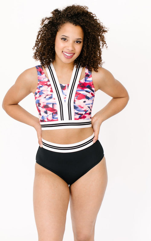 Black Mid-Waist Bottom
