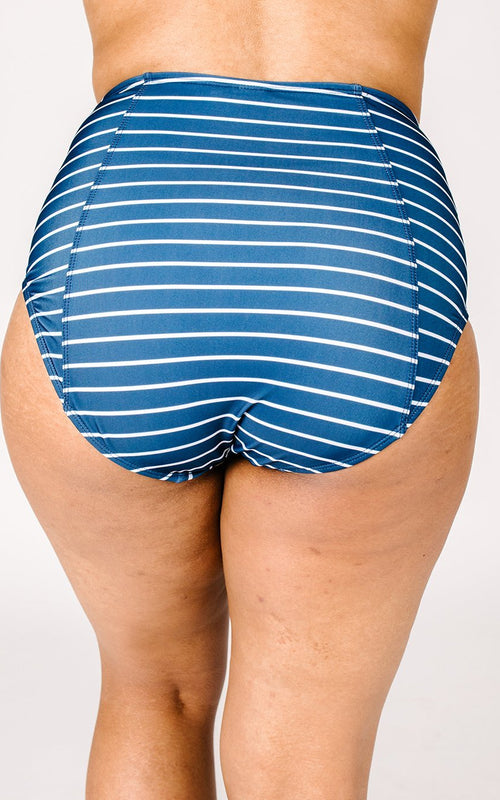 Nautical Stripe High-Waist Bottom