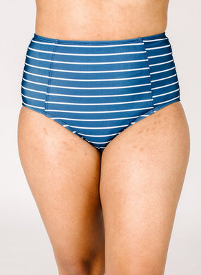 Nautical Stripe High-Waist Bottom