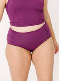 Plum Ruched Bottom