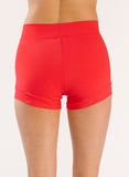 Red High-Waist Boy Short