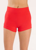 Red High-Waist Boy Short