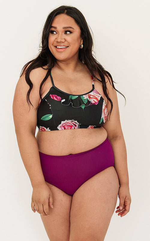Rose Ruffle Bralette