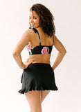 Black Ruffle Skirt w/ Bottoms