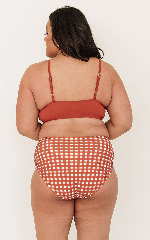 Rust Ruffle Bralette