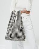 Black Gingham Baggu