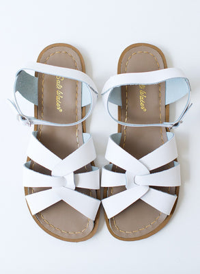 White Salt Water Sandals