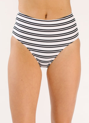 Striped Mid-Waist Bottom