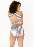 Striped Mid-Waist Bottom