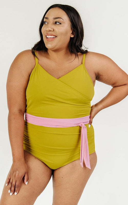Tuscany Wrap-Tie One-Piece